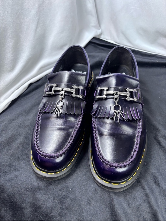 Rare Retired DR. MARTENS Adrian Snaffle Bone Charm Tassel Loafers Men’s Sz 12 main image 7